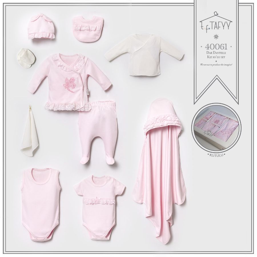 Изображение TAFYY BABY 40061 РОЗОВЫЙ Костюм младенца