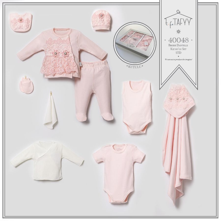 Изображение TAFYY BABY 40048 РОЗОВЫЙ Костюм младенца