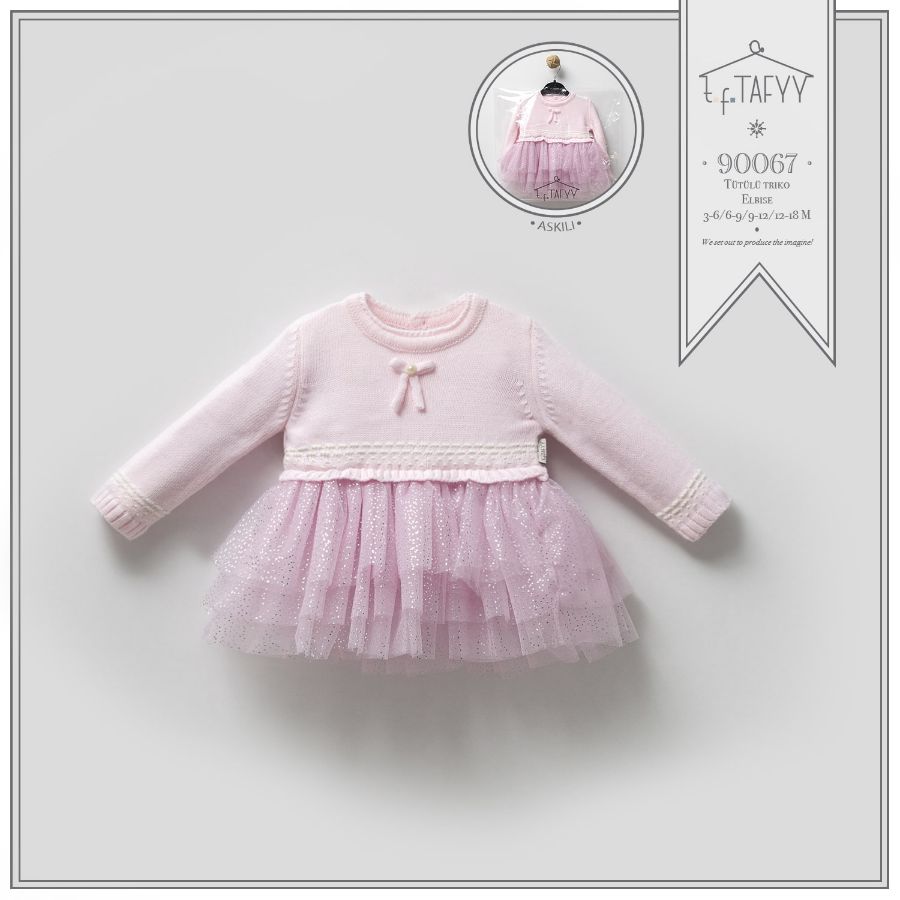 Изображение TAFYY BABY 90067 РОЗОВЫЙ  детское платье