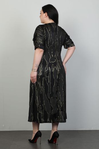 Picture of Dalida 47426xl BLACK Plus Size Women Dress 