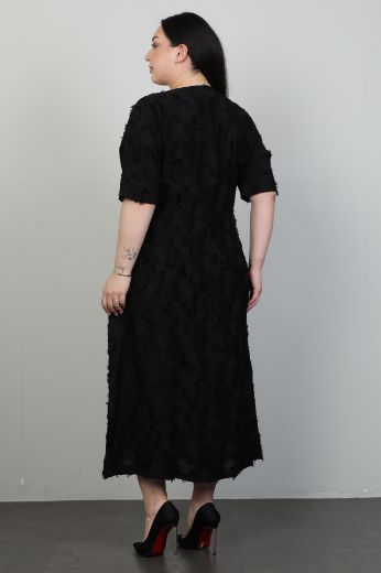 Picture of Dalida 47464xl BLACK Plus Size Women Dress 