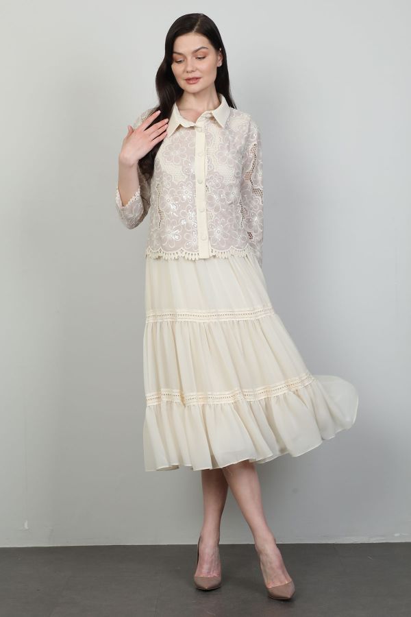 Picture of Dozza Fashion 5114 BEIGE Women Dress