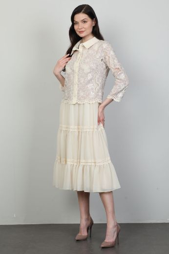 Picture of Dozza Fashion 5114 BEIGE Women Dress