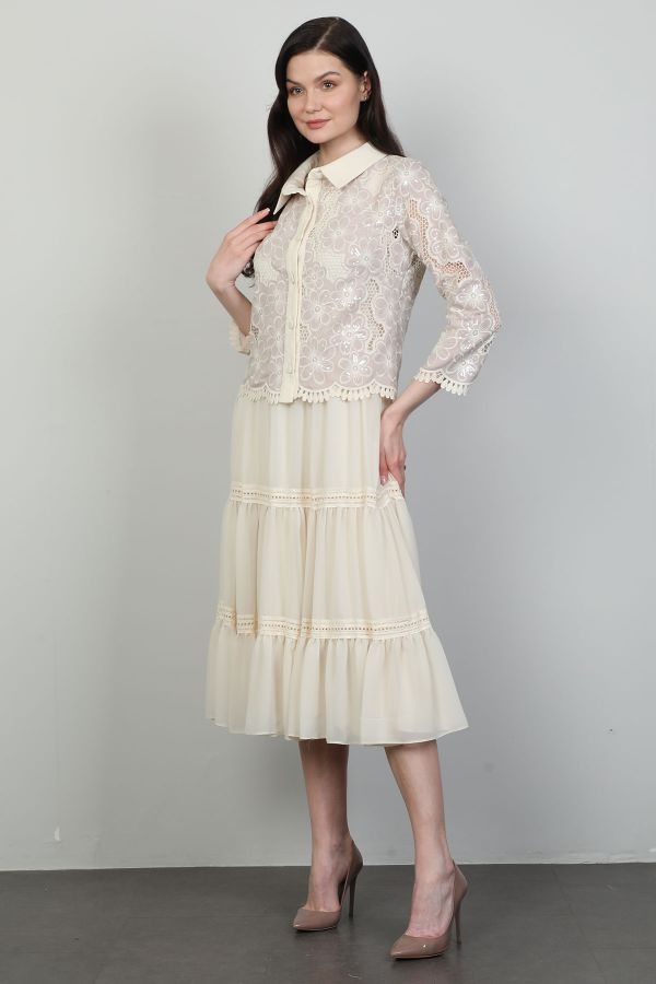 Picture of Dozza Fashion 5114 BEIGE Women Dress