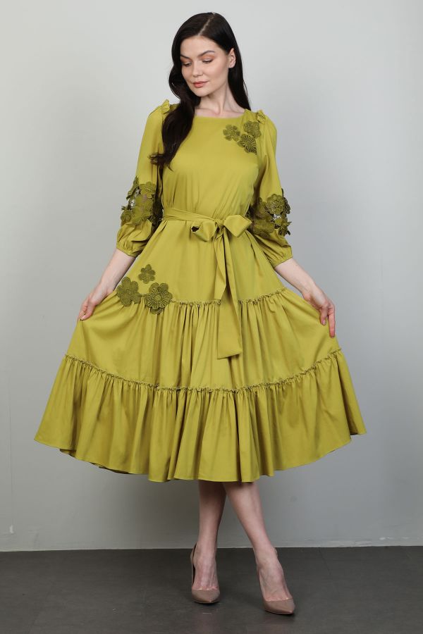 Picture of Dozza Fashion 2476 PISTACHIO GREEN Women Dress