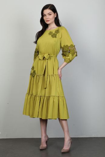 Picture of Dozza Fashion 2476 PISTACHIO GREEN Women Dress