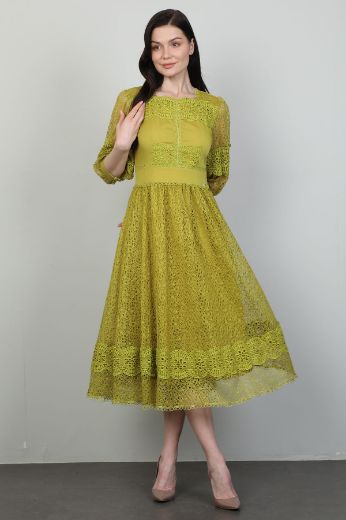 Picture of Dozza Fashion 2497 PISTACHIO GREEN Women Dress