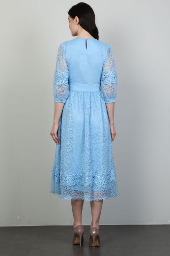 Picture of Dozza Fashion 2497 BLUE Women Dress