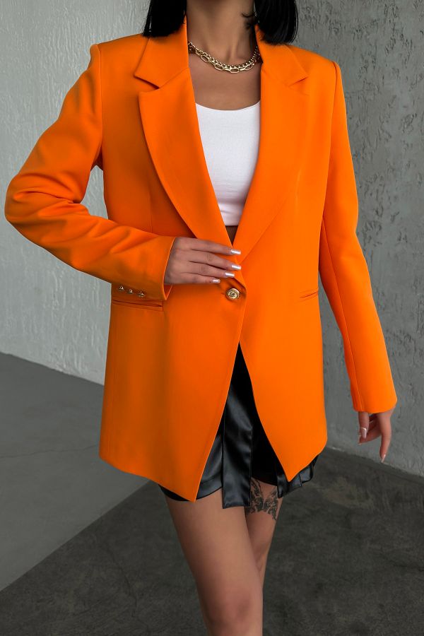 Picture of OUZ FASHION 24S041023 ORANGE Women Jacket