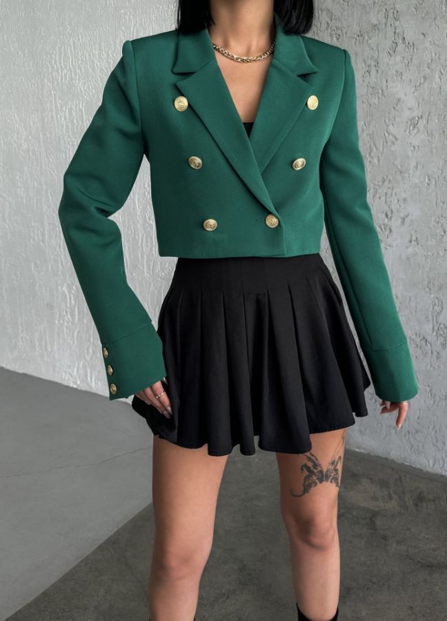 Picture of OUZ FASHION 24S041016 EMERALD Women Jacket