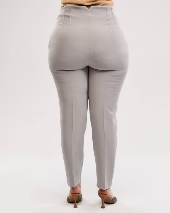 Picture of OUZ FASHION 24S321002 GREY Plus Size Women Pants 