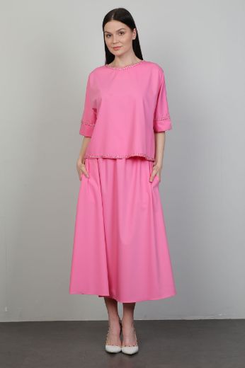 Picture of Dozza Fashion 5100 PINK Women Suit