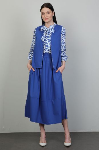 Picture of Dozza Fashion 5109 BLUE Women Suit