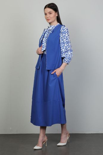 Picture of Dozza Fashion 5109 BLUE Women Suit