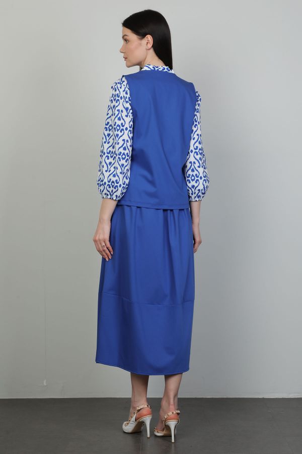 Picture of Dozza Fashion 5109 BLUE Women Suit