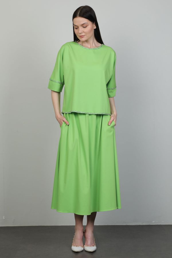 Picture of Dozza Fashion 5100 GREEN Women Suit