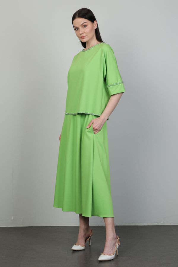 Picture of Dozza Fashion 5100 GREEN Women Suit