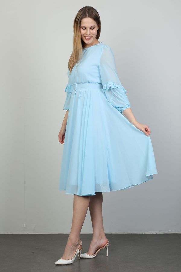 Picture of Dozza Fashion 2502 LIGHT BLUE Women Dress