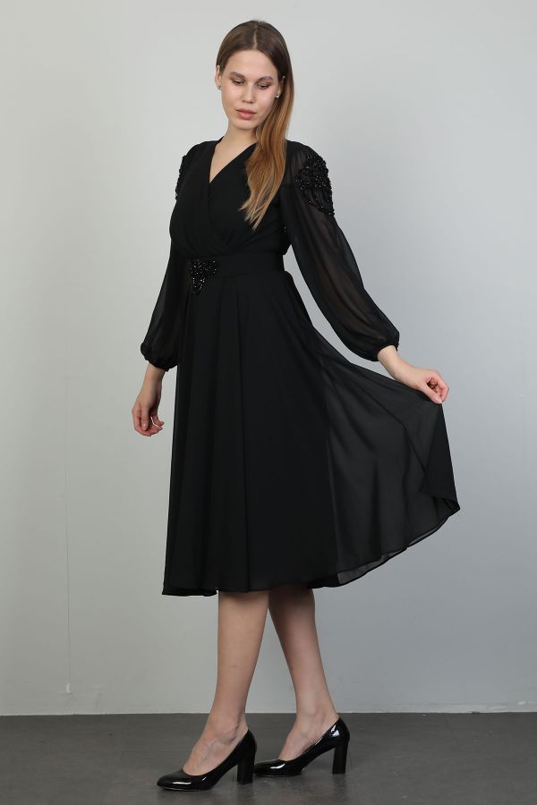 Picture of Dozza Fashion 2494 BLACK Women Dress