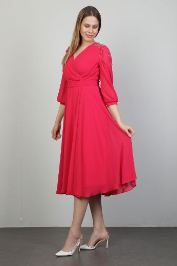 Picture of Dozza Fashion 2425 FUCHSIA Women Dress