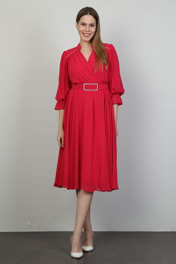 Picture of Dozza Fashion 2352-1 RED Women Dress