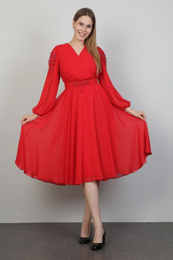 Picture of Dozza Fashion 2494 RED Women Dress