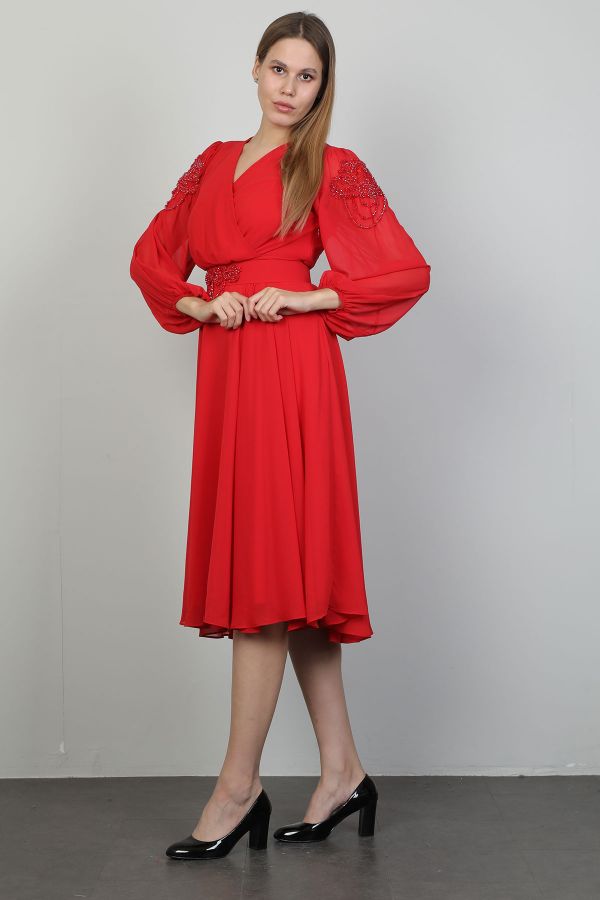 Picture of Dozza Fashion 2494 RED Women Dress