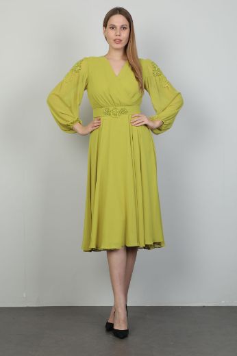 Picture of Dozza Fashion 2494 PISTACHIO GREEN Women Dress