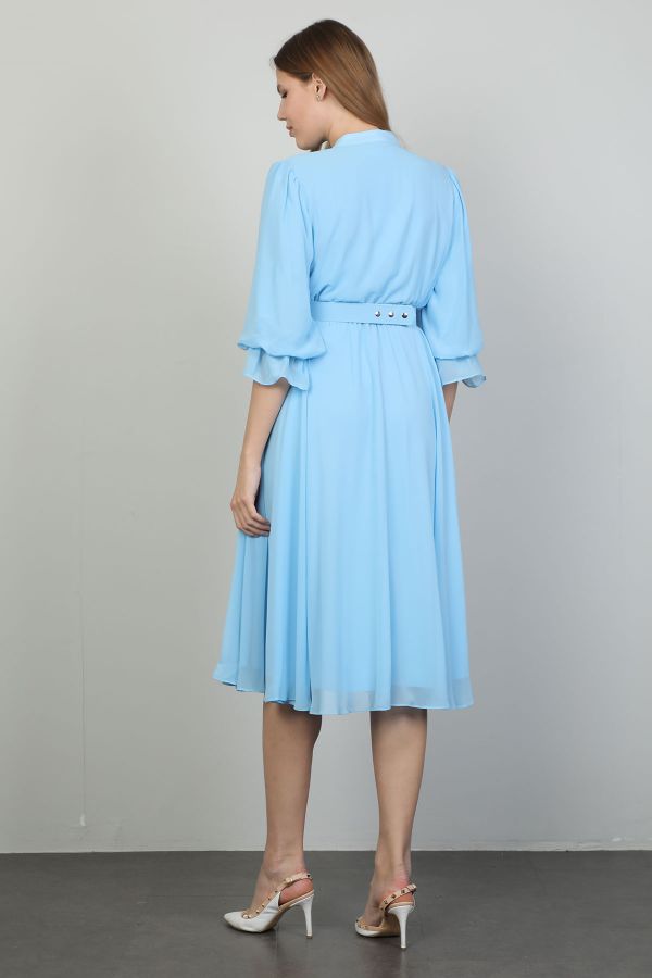 Picture of Dozza Fashion 2352-1 BLUE Women Dress