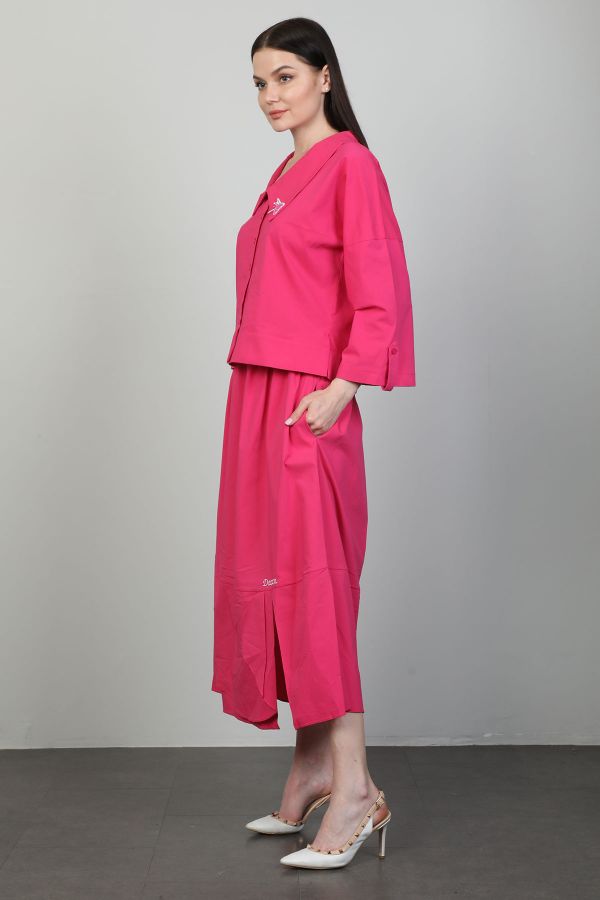 Picture of Dozza Fashion 5105 FUCHSIA WOMANS SKIRT SUIT 