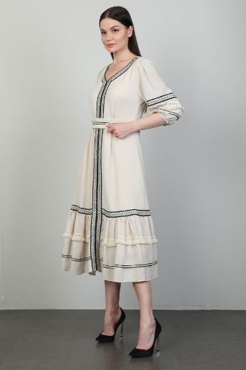 Picture of Dozza Fashion 2500 BEIGE Women Dress