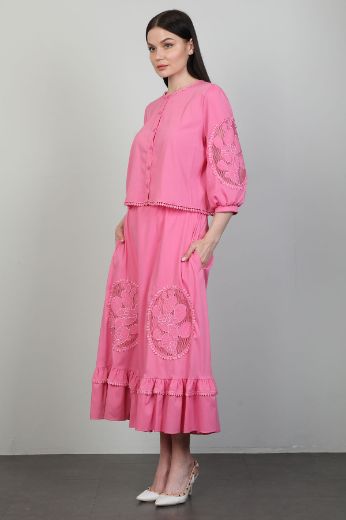 Picture of Dozza Fashion 5101 PINK Women Suit