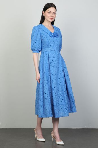 Picture of Dozza Fashion 2499 BLUE Women Dress