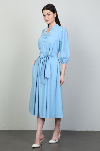 Picture of Dozza Fashion 2504 BLUE Women Dress