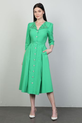 Picture of Dozza Fashion 2503 GREEN Women Dress