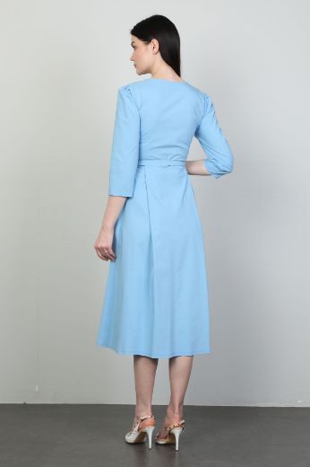 Picture of Dozza Fashion 2503 BLUE Women Dress