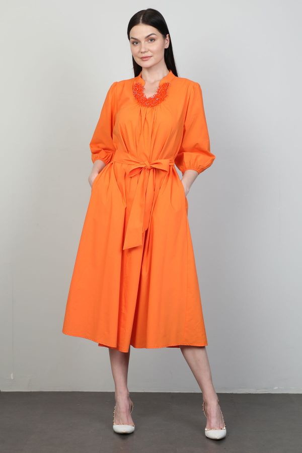 Picture of Dozza Fashion 2504 ORANGE Women Dress