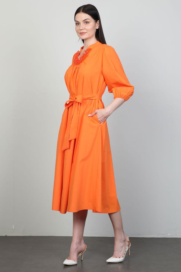 Picture of Dozza Fashion 2504 ORANGE Women Dress