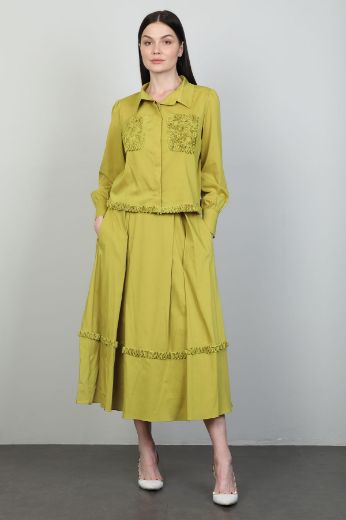 Picture of Dozza Fashion 5103 PISTACHIO GREEN Women Suit