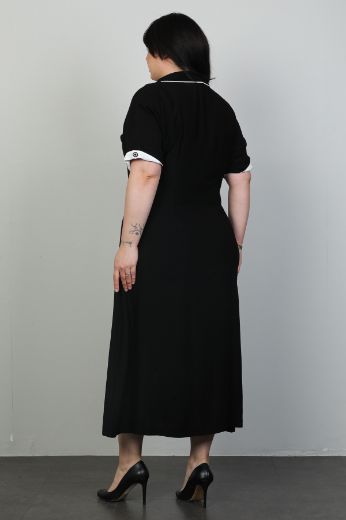 Picture of Dalida 47458xl BLACK Plus Size Women Dress 