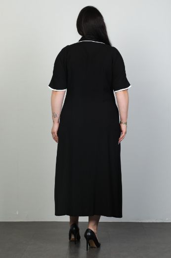 Picture of Dalida 47461xl BLACK Plus Size Women Dress 