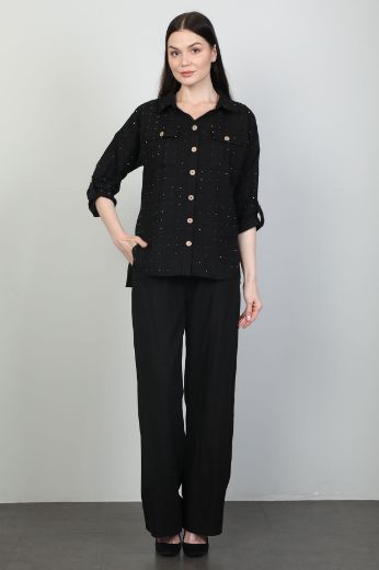 Picture of Dozza Fashion 5115 BLACK Women Suit