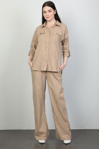 Picture of Dozza Fashion 5115 BROWN Women Suit