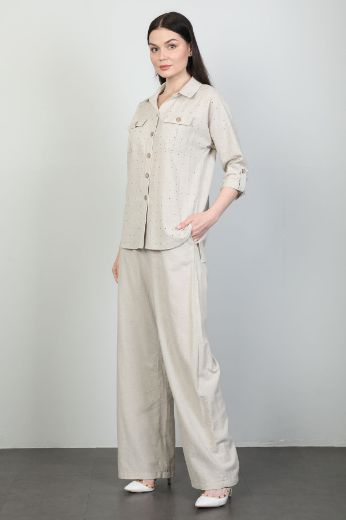 Picture of Dozza Fashion 5115 BEIGE Women Suit