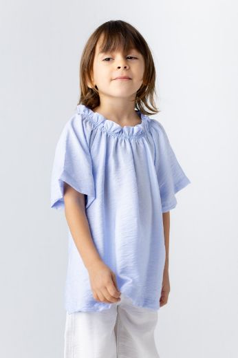 Picture of Zeyland 241Z4YZD83 BLUE Girl Blouse