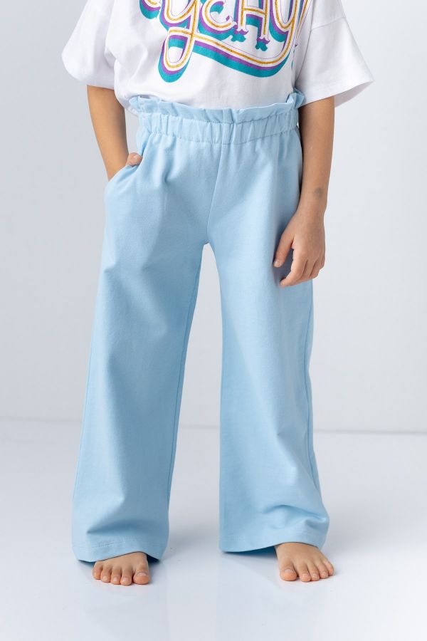 Picture of Zeyland 241Z4ECV06 BLUE Girls Sweatpants