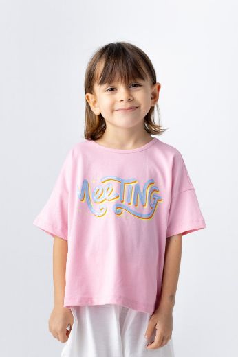 Picture of Zeyland 241Z4BEH52 PINK Girl T-Shirt