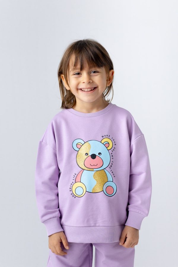 Zeyland 241Z4SVB61 LILA Kız Çocuk Sweatshirt resmi