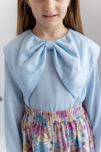 Picture of Zeyland 241Z4BYR82 BLUE Girl Blouse