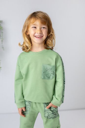 Zeyland 241Z3TMZ61 YESIL Erkek Çocuk Sweatshirt resmi